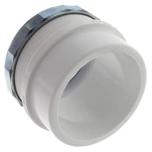 P103X-020 - P103X-020 - 2\" PVC DWV Male Trap Adapter W/ Chrome Nut...