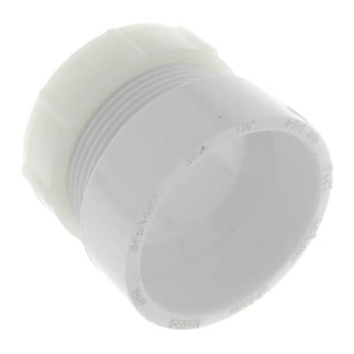 Main product image of 1-1/2" PVC DWV Female Trap Adapter w/ Plastic Nut (Hub x Slip)