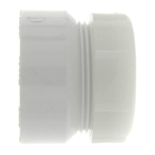 1-1/2" x 1-1/4" PVC DWV Female Trap Adapter w/ Plastic Nut (Hub x Slip)