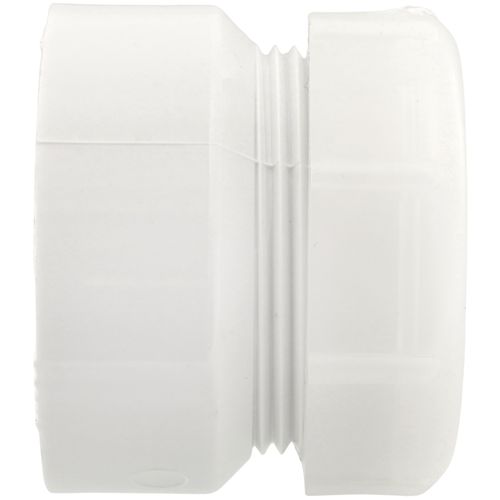 Main product image of 1-1/2" x 1-1/4" PVC DWV Female Trap Adapter w/ Plastic Nut (Hub x Slip)