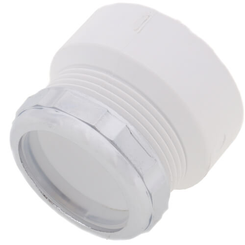 P104X015 P104X015 11/2" PVC DWV Female Trap Adapter w/ Chrome