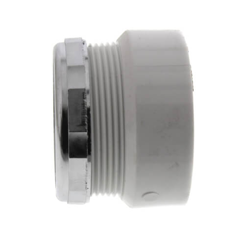 P104X020 P104X020 2" PVC DWV Female Trap Adapter w/ Chrome Nut