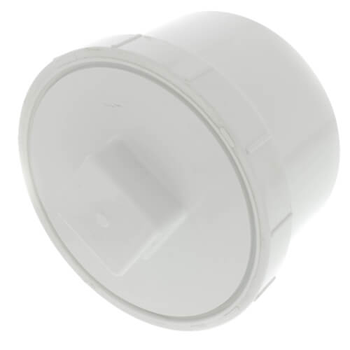 P105X060 P105X060 6" PVC DWV Fitting Cleanout Adapter w/ Plug