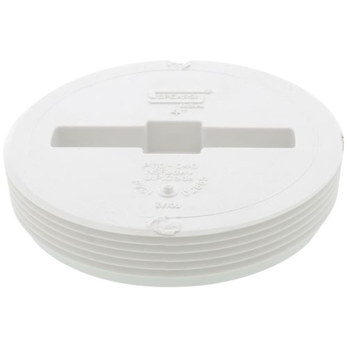 Main product image of 4" PVC DWV Flush Cleanout Plug