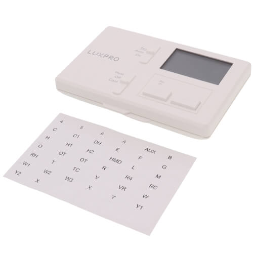 Main product image of Dual Power Non-Programmable Thermostat, Horizontal Mount (1 Heat - 1 Cool)