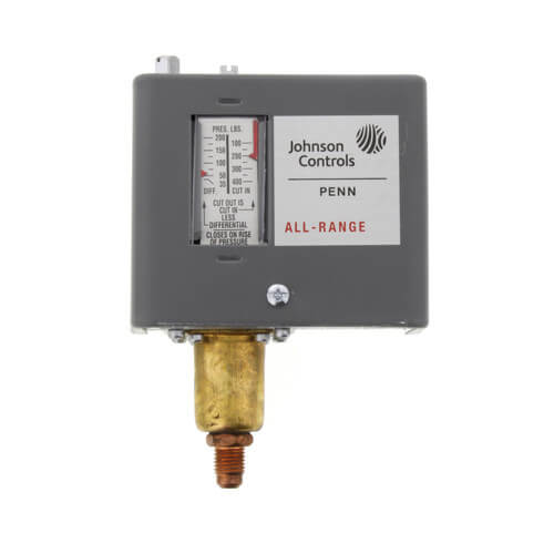 Pressure Fan Cycling Control w/ 1/4" Flare Nut (100/400 psig)