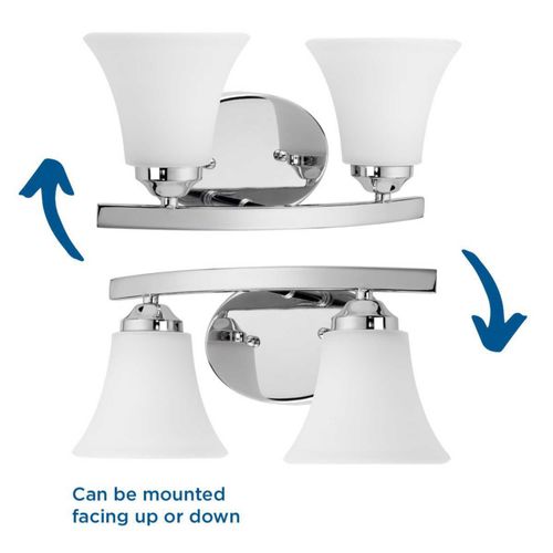 Main product image of Adorn 2 Light Brushed Nickel Etched Glass Traditional Bath Vanity Light