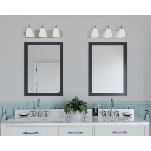 Main product image of Gather 3 Light Polished Chrome Etched Glass Traditional Bath Vanity Light