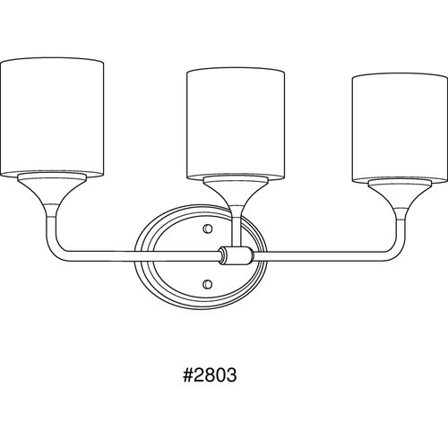 Main product image of Lynzie 3 Light Polished Chrome Etched Opal Glass Modern Bath Vanity Light