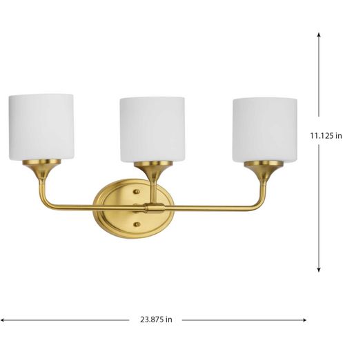 Main product image of Lynzie 3 Light Polished Chrome Etched Opal Glass Modern Bath Vanity Light