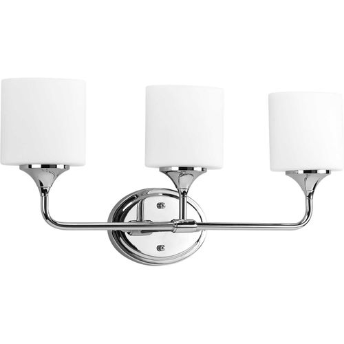 Main product image of Lynzie 3 Light Polished Chrome Etched Opal Glass Modern Bath Vanity Light