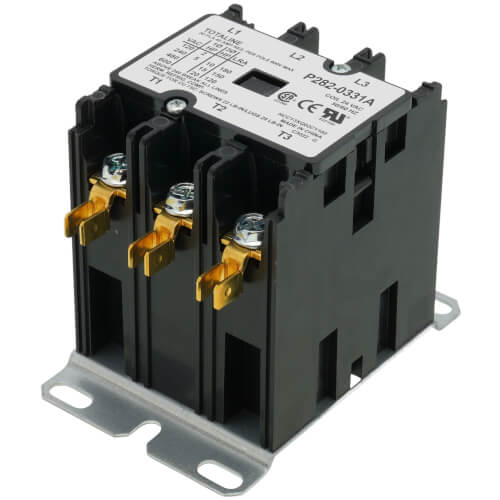 Main product image of 3 Pole Contactor, 24V 30 Amp w/ Screw Terminals, P282-0331A