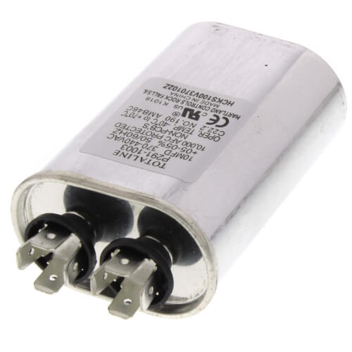 Main product image of 370V Oval Run Capacitor, 10 MFD
