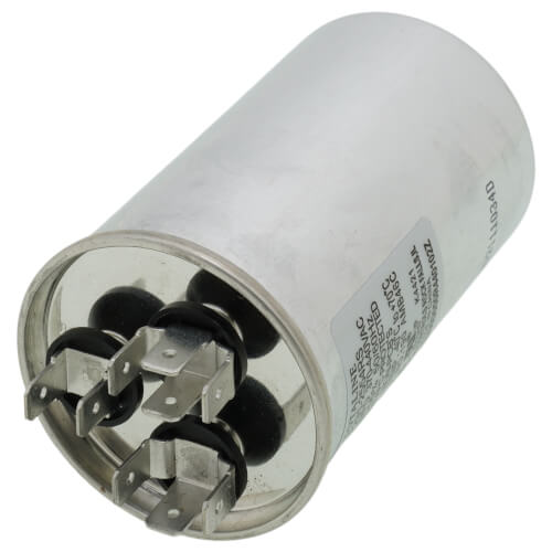 Main product image of 370V Round Dual Capacitor 25/5 MFD, P291-2554RS