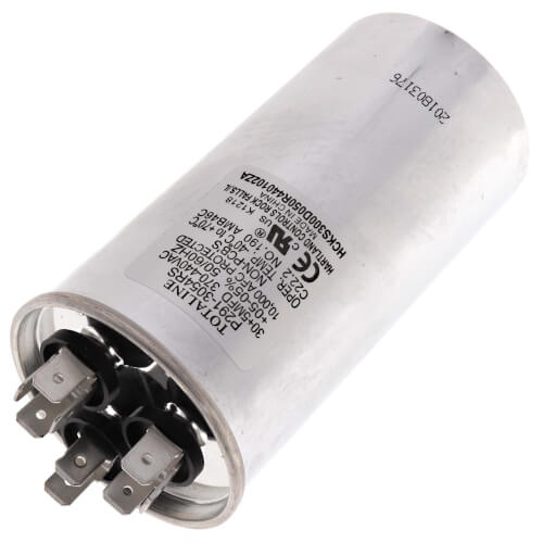 Main product image of 440V Dual Round Run Capacitor, 30/5 MFD, P291-3054RS