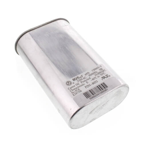 Main product image of 440V Oval Dual Run Capacitor, 80/5 MFD, P291-8054