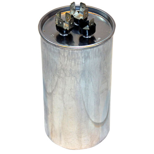 Main product image of 370V Dual Round Run Capacitor, 80/5 MFD