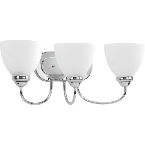 Main product image of Heart 3 Light Polished Chrome Etched Glass Farmhouse Bath Vanity Light