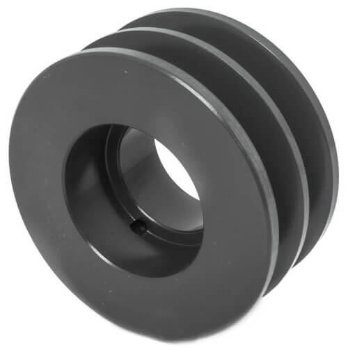 Main product image of Two Groove Bushing Pulleys for 4L or A Belts and 5L or B Belts