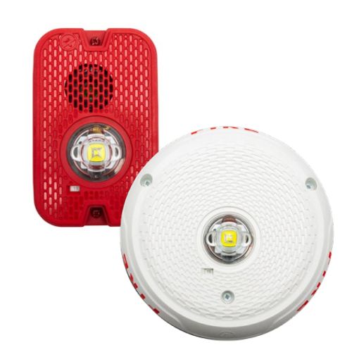 Main product image of 2-Wire, Compact Horn Strobe, Wall (White), P2GWKLED-P