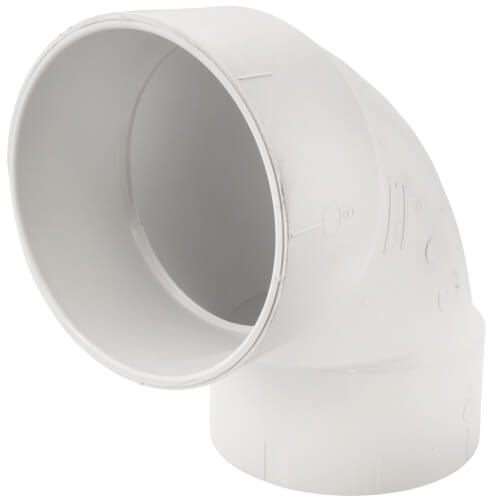 Main product image of 8" PVC DWV 90° Elbow