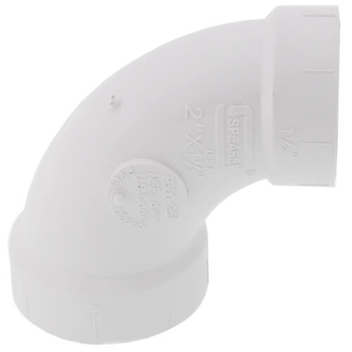 Main product image of 2" x 1-1/2" PVC DWV 90° Elbow