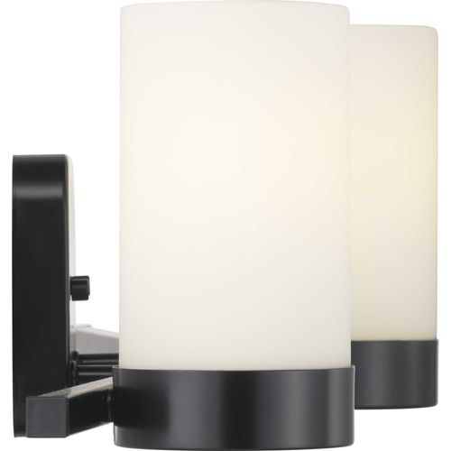 Main product image of Elevate 3 Light Polished Chrome Etched White Glass Mid-Century Modern Bath Vanity Light