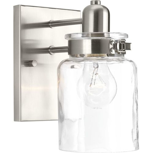 Main product image of Calhoun 1 Light Antique Bronze Clear Glass Farmhouse Bath Vanity Light