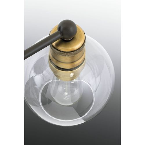 Main product image of Hansford 3 Light Polished Nickel Clear Glass Coastal Bath Vanity Light