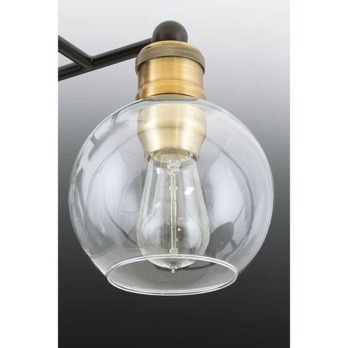 Main product image of Hansford 4 Light Polished Nickel Clear Glass Coastal Bath Vanity Light