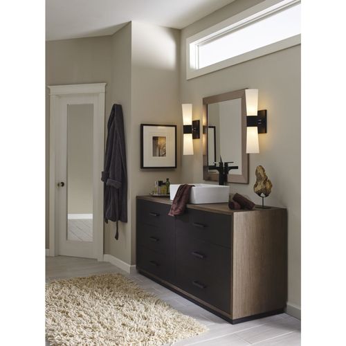 Main product image of Zura 2 Light Brushed Nickel Etched Opal Glass Modern Bath Vanity Light