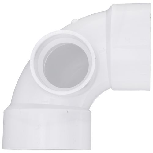 Main product image of 3" PVC DWV 90° Elbow (w/ 2" Side Inlet)