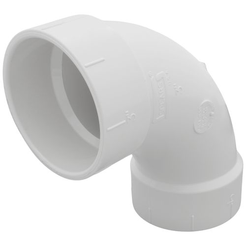 Main product image of 3" PVC DWV Long Turn 90° Elbow
