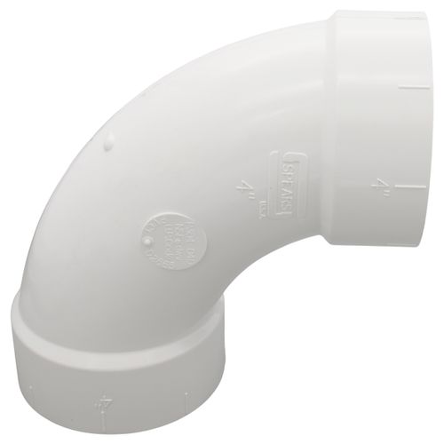 Main product image of 4" PVC DWV Long Turn 90° Elbow