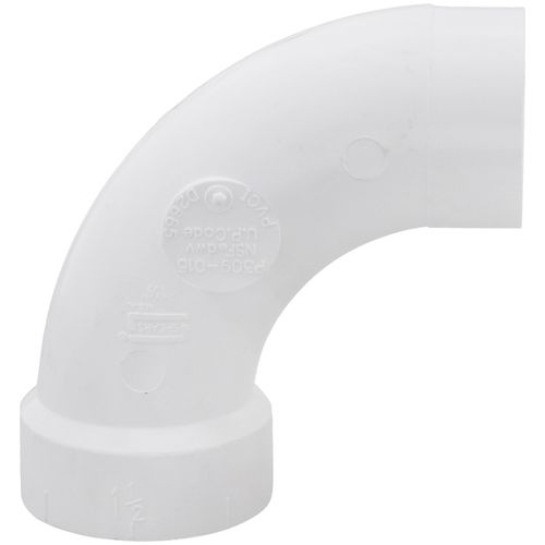 Main product image of 1-1/2" PVC DWV Long Sweep 90° Street Elbow