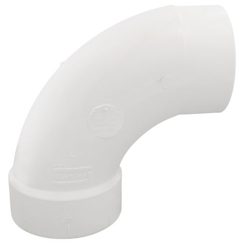 Main product image of 4" PVC DWV Long Sweep 90° Street Elbow