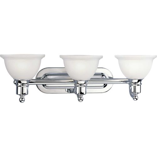 Main product image of Madison 3 Light Polished Chrome Etched Glass Traditional Bath Vanity Light