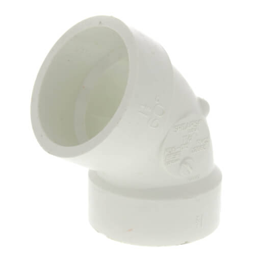 Main product image of 1-1/2" PVC DWV 60° Elbow