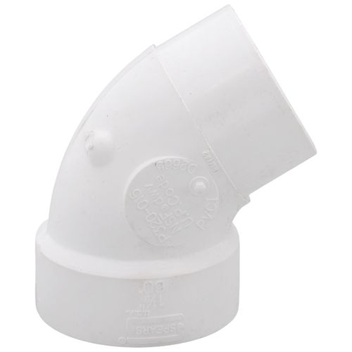 Main product image of 1-1/2" PVC DWV 60° Street Elbow