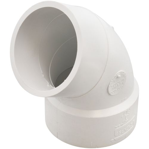 Main product image of 3" PVC DWV 60° Street Elbow