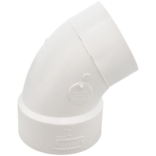 Main product image of 3" PVC DWV 60° Street Elbow