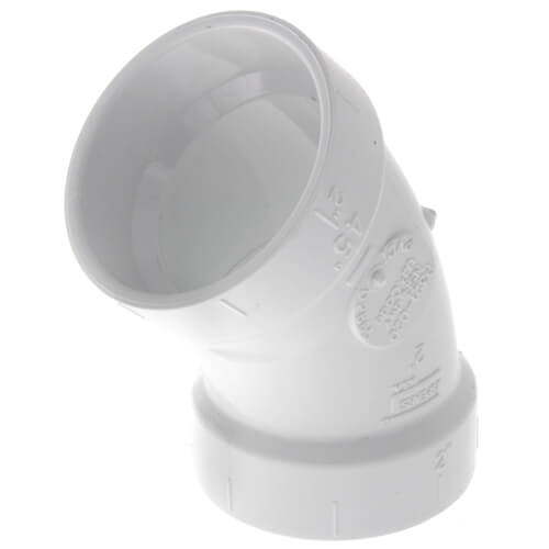 Main product image of 2" PVC DWV 45-Degree Elbow
