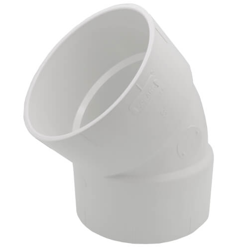 Main product image of 8" PVC DWV 45° Elbow