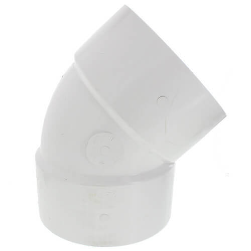 Main product image of 12" PVC DWV 45° Elbow