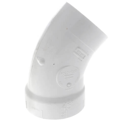 2" PVC DWV 45° Street Elbow