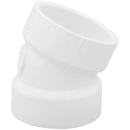 Main product image of 1-1/2" PVC DWV 22.5° Elbow