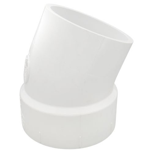 Main product image of 4" PVC DWV 22.5° Street Elbow