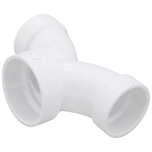 Main product image of 2" x 1-1/2" x 1-1/2" PVC 90° Double Elbow