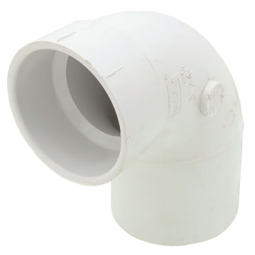 Main product image of 3" x 4" PVC DWV 90° Street Closet Elbow w/ Test Cap