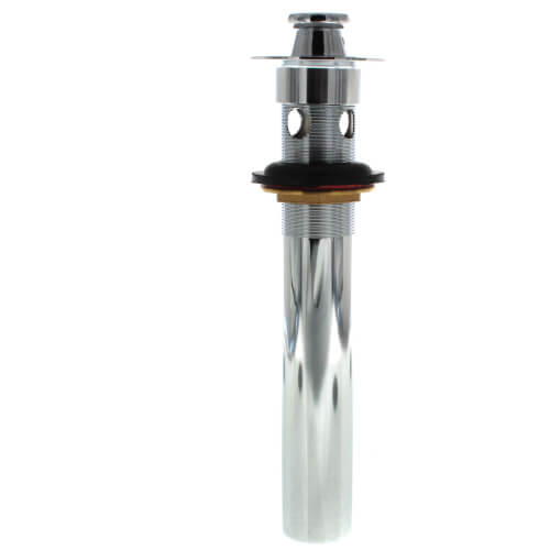 Main product image of 9-1/8" Chrome Plated Lift & Lock Pop-Up Assembly (w/ Overflow Holes)
